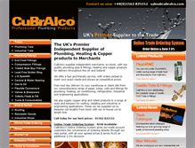 Tablet Screenshot of cubralco.com